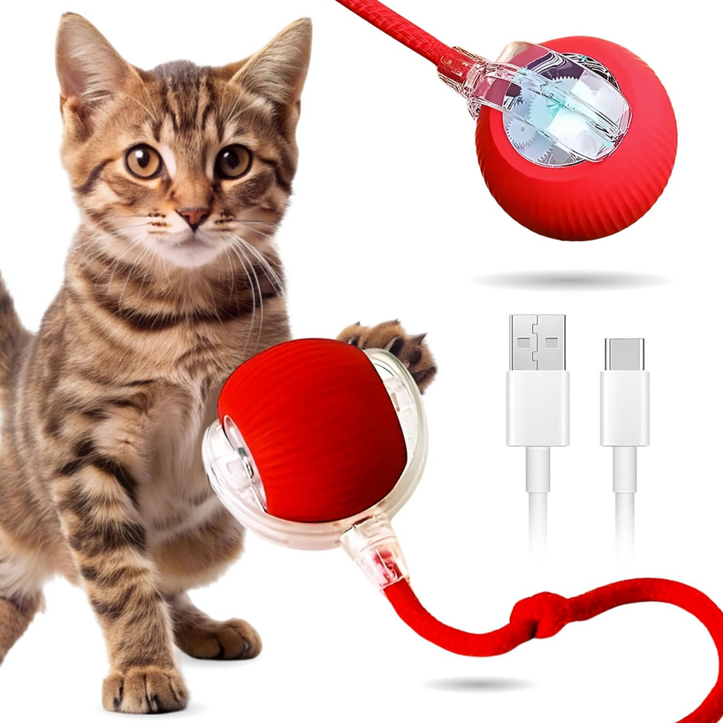 Juguete Interactivo para Gatos y Perros